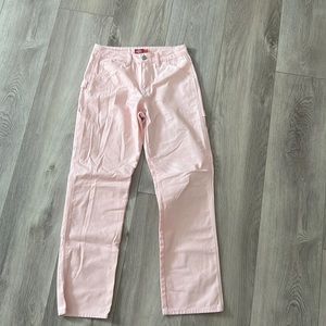 dickies carpenter pants. light pink